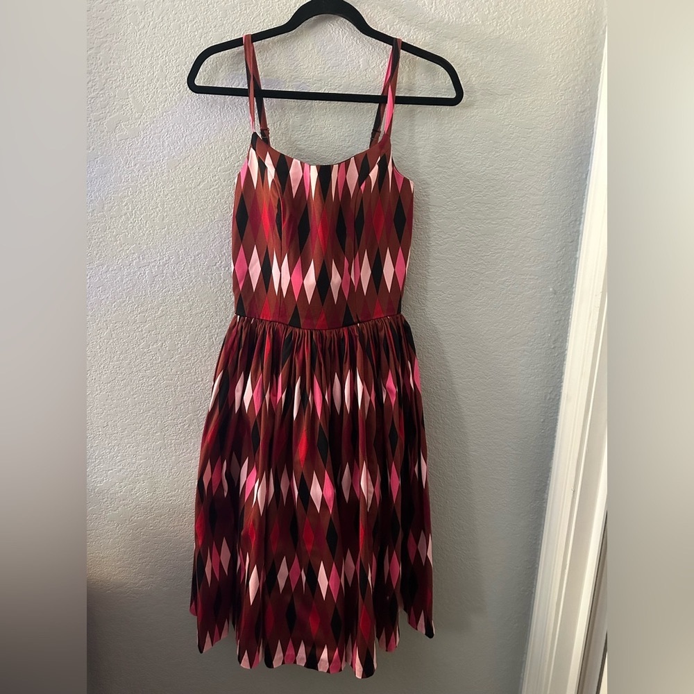 Pinup Couture Harlequin Jenny Dress NWT